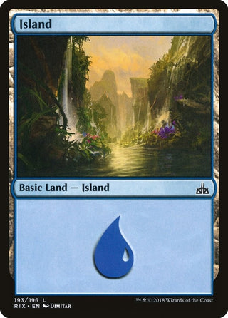 Island (193) [RIX] - MTG Single