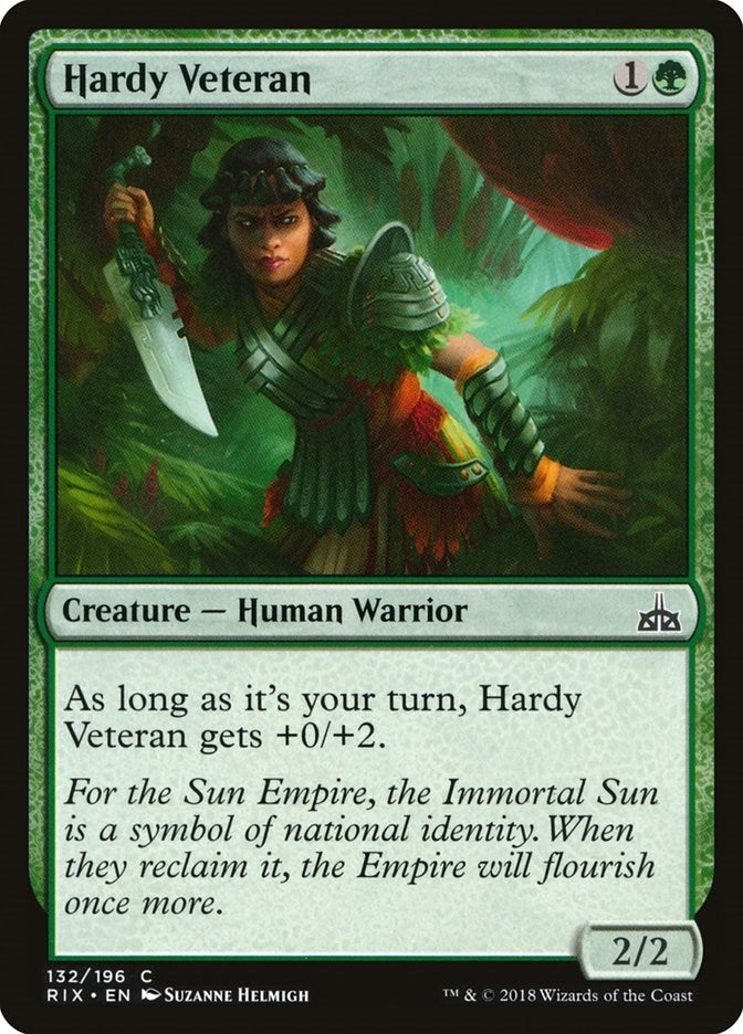 Hardy Veteran (132) [RIX] - MTG Single