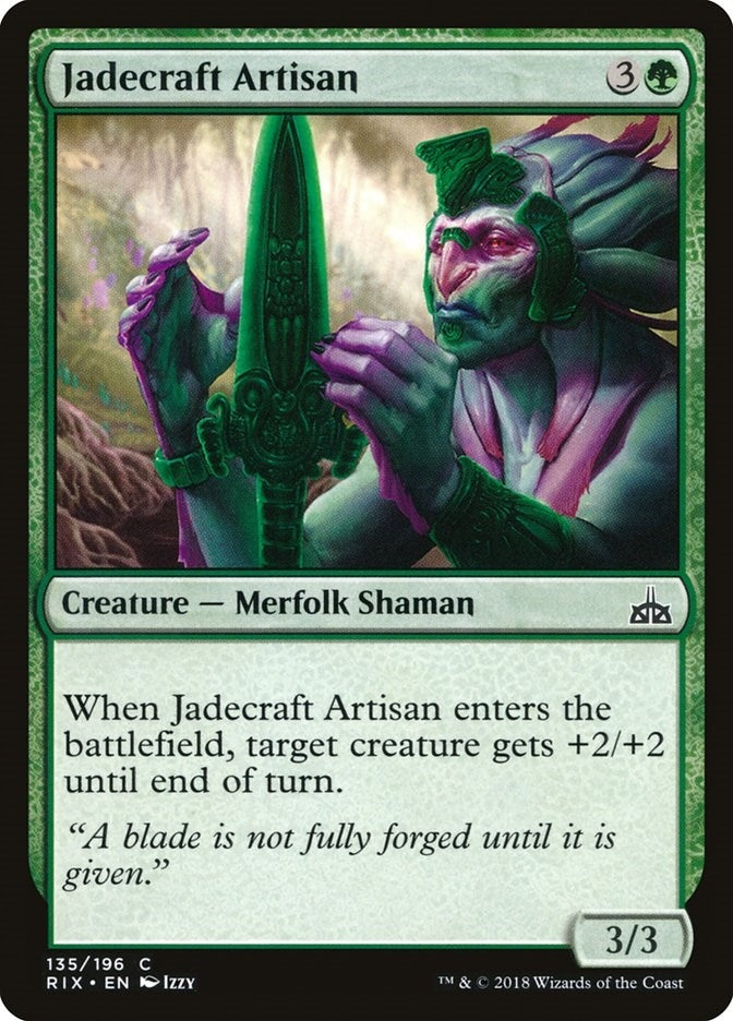 Jadecraft Artisan (135) [RIX] - MTG Single