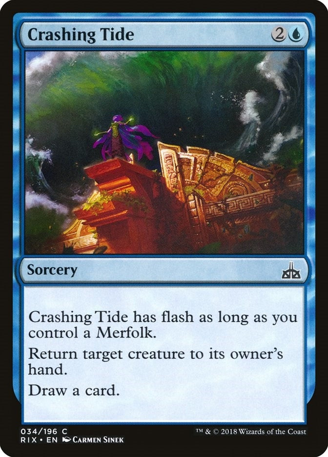 Crashing Tide (34) [RIX] - MTG Single
