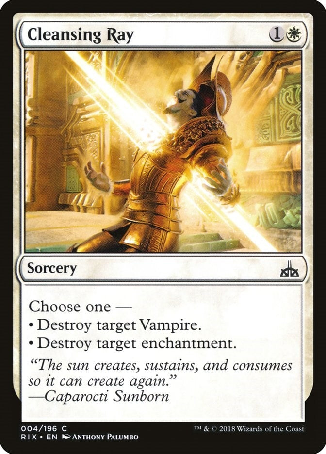 Cleansing Ray (4) [RIX] - MTG Single