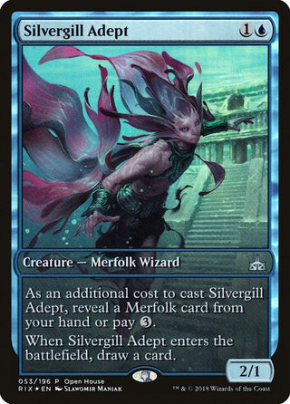 Silvergill Adept (53) [OHP] - MTG Single