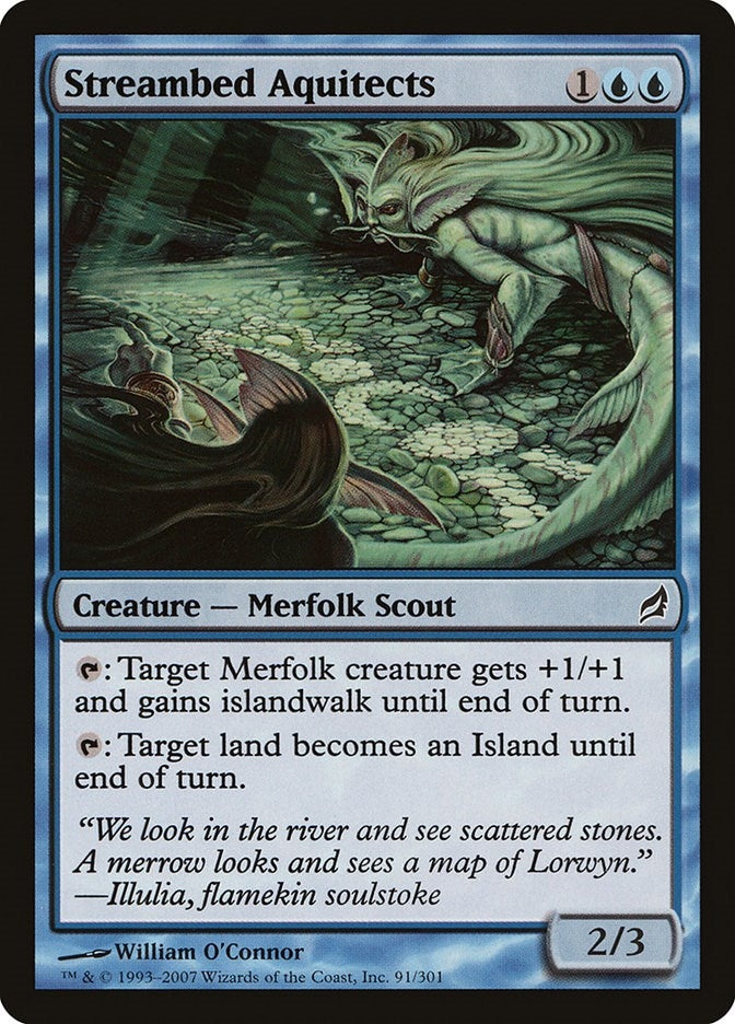 Streambed Aquitects (91) [LRW] - MTG Single