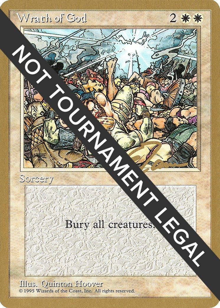 Wrath of God - 1996 Eric Tam (4ED) [WCD] - MTG Single