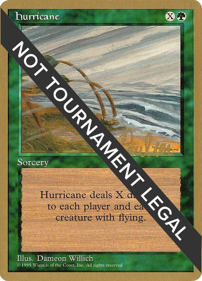 Hurricane - 1996 Preston Poulter (4ED) [WCD] - MTG Single