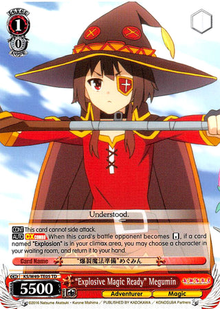 ’Explosive Magic Ready’ Megumin (4905) [KS/W49] - Weiss Schwarz Single