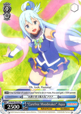 ’Carefree Moodmaker’ Aqua (4914) [KS/W49] - Weiss Schwarz Single