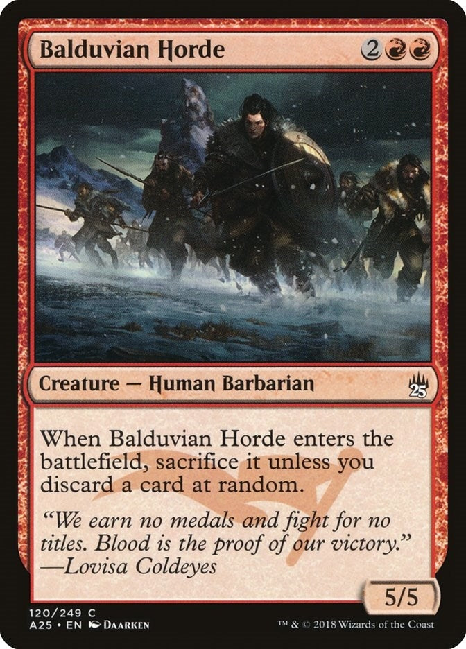Balduvian Horde (120) [A25] - MTG Single