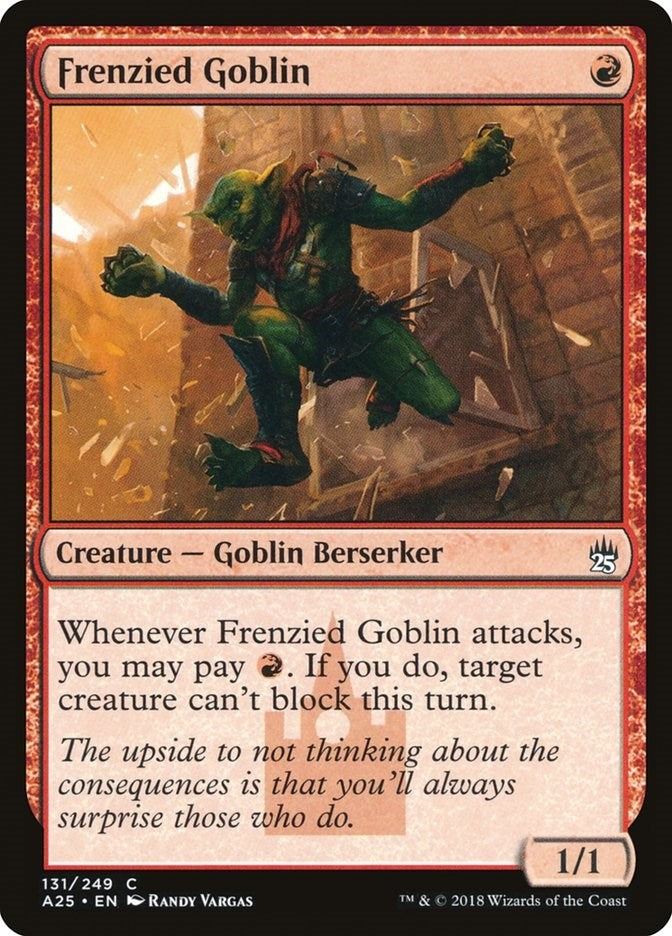 Frenzied Goblin (131) [A25] - MTG Single