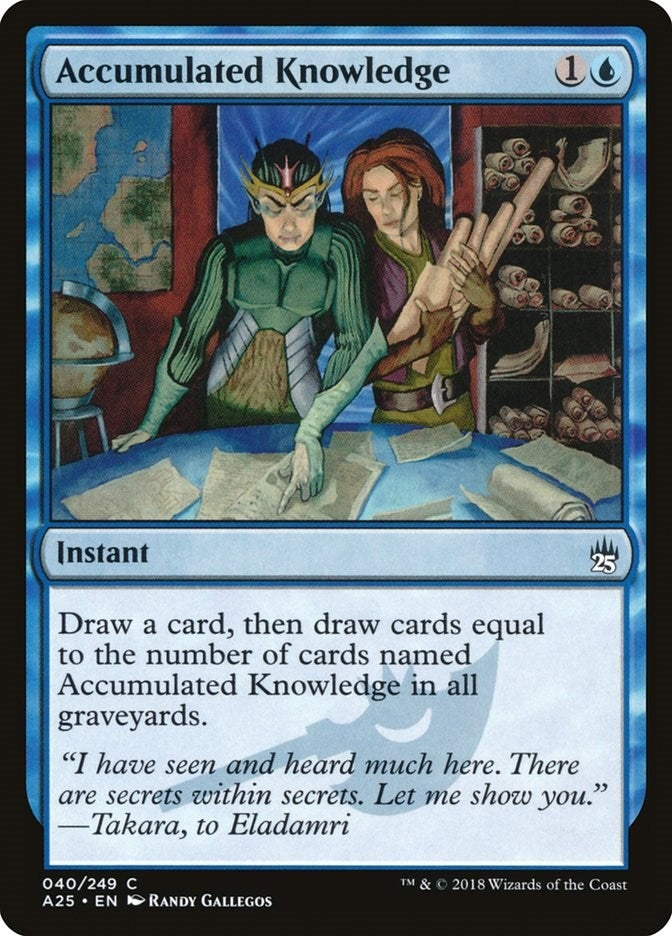 Accumulated Knowledge (40) [A25] - MTG Single