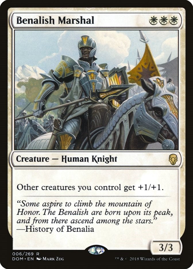 Benalish Marshal (6) [DOM] - MTG Single
