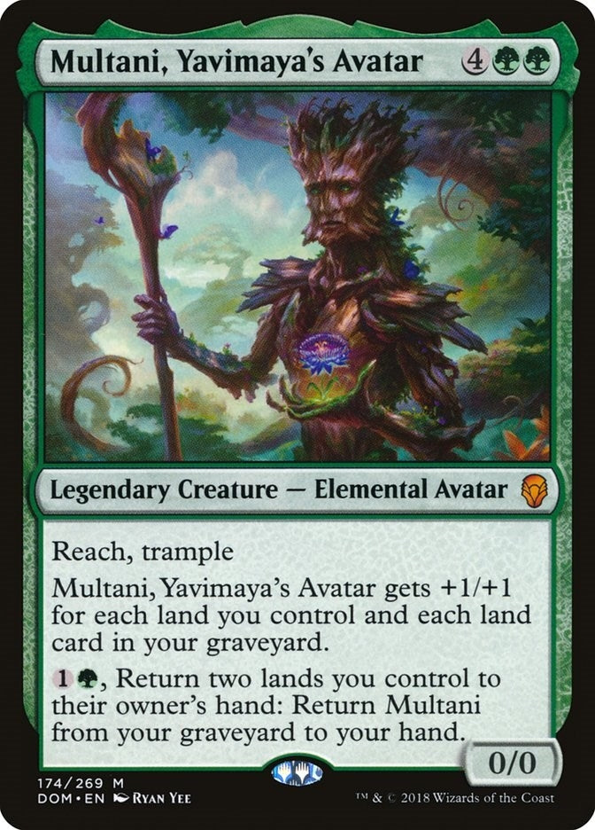 Multani Yavimaya’s Avatar (174) [DOM] - MTG Single