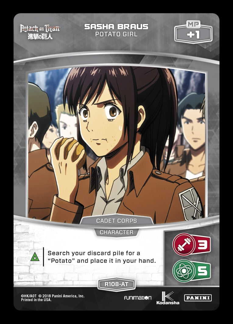 Sasha Braus - Potato Girl (108) [AOT] - MetaX TCG Single