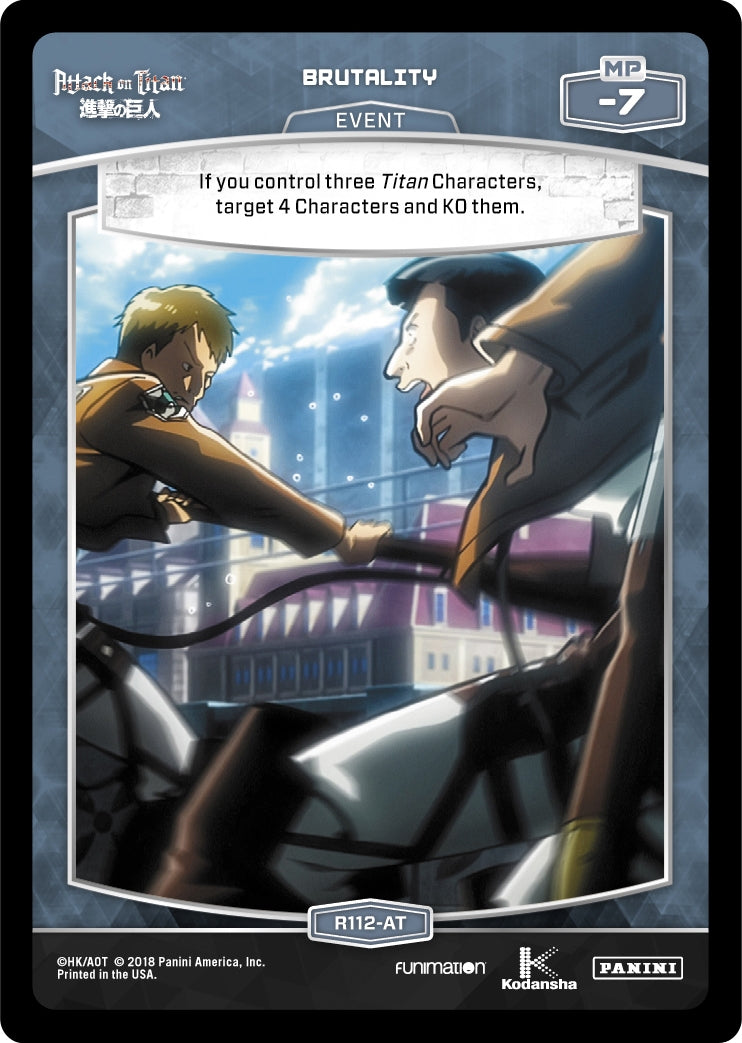 Brutality (112) [AOT] - MetaX TCG Single