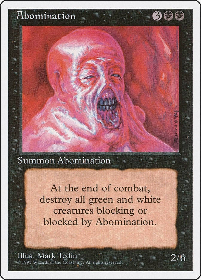 Abomination [4ED] - MTG Single