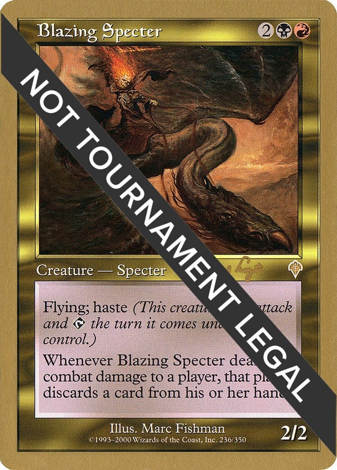 Blazing Specter - 2001 Tom van de Logt (INV) [WCD] - MTG Single