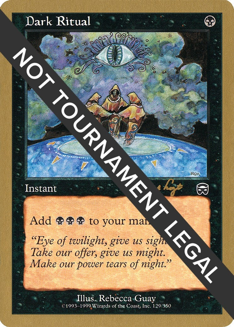 Dark Ritual - 2001 Tom van de Logt (MMQ) [WCD] - MTG Single