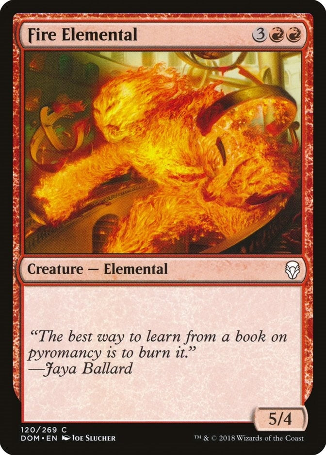 Fire Elemental (120) [DOM] - MTG Single