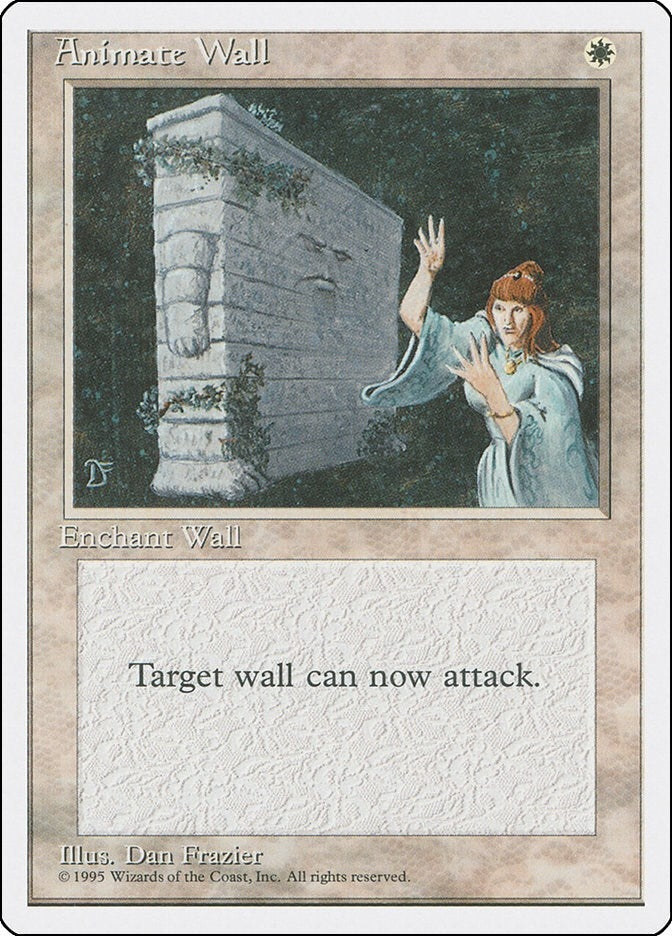Animate Wall [4ED] - MTG Single