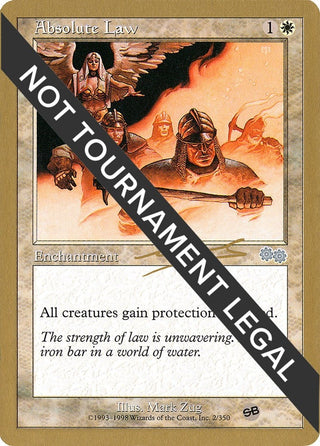 Absolute Law - 2000 Nicolas Labarre (USG) (SB) [WCD] - MTG Single