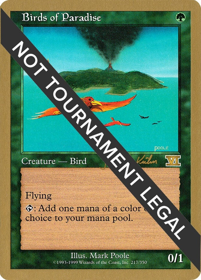 Birds of Paradise - 2000 Janosch Kuhn (6ED) [WCD] - MTG Single