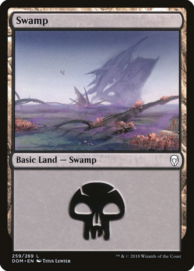 Swamp (259) (259) [DOM] - MTG Single