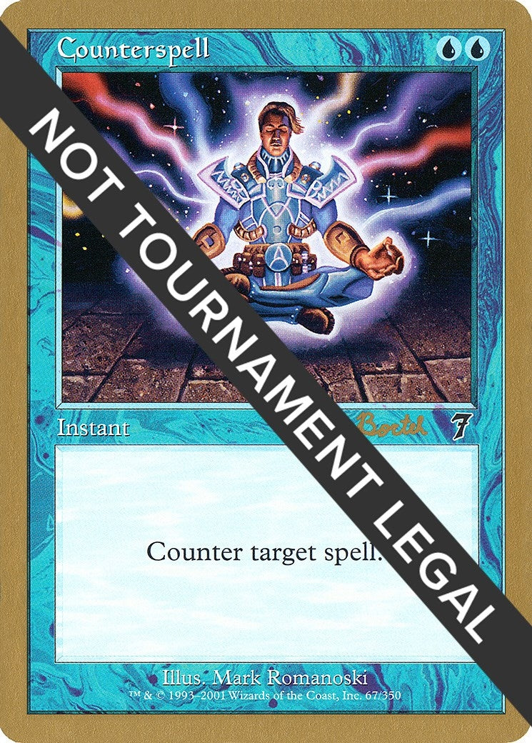 Counterspell - 2001 Alex Borteh (7ED) [WCD] - MTG Single
