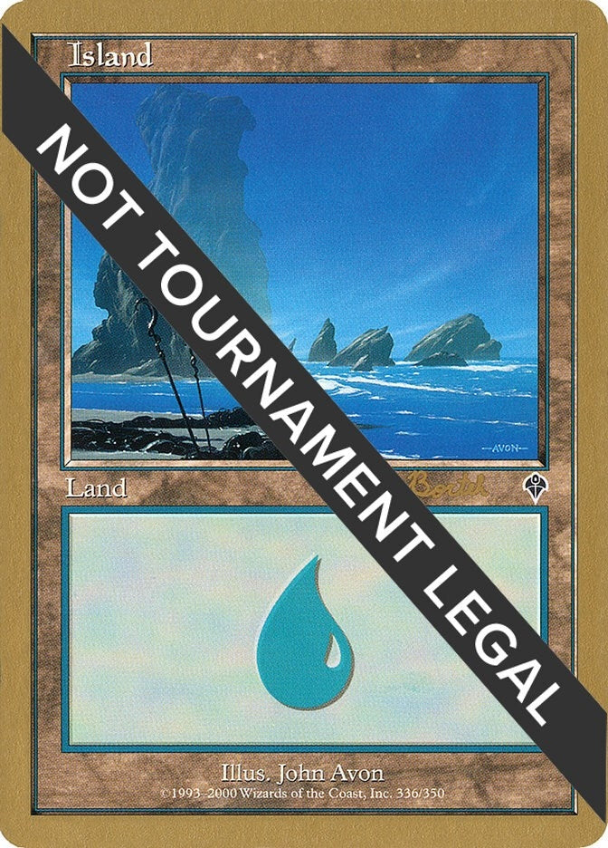 Island (336) - 2001 Alex Borteh (INV) [WCD] - MTG Single