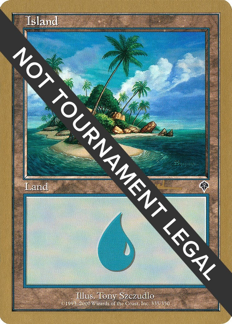 Island (335) - 2001 Antoine Ruel (INV) [WCD] - MTG Single