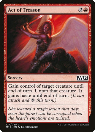Act of Treason (127) [M19] - MTG Single