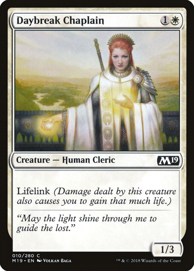 Daybreak Chaplain (10) [M19] - MTG Single