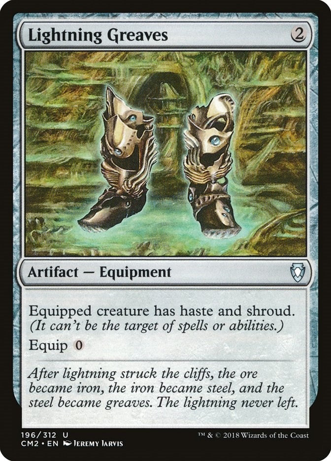 Lightning Greaves (196) [CM2] - MTG Single