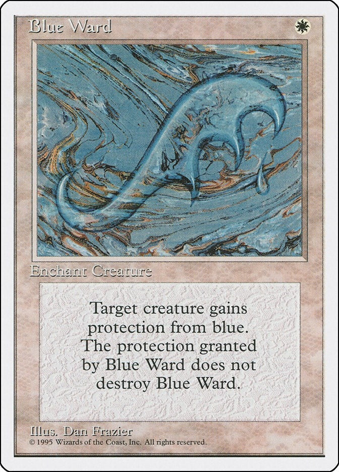 Blue Ward [4ED] - MTG Single