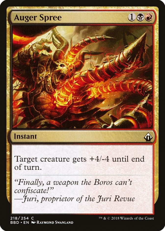 Auger Spree (218) [BBD] - MTG Single