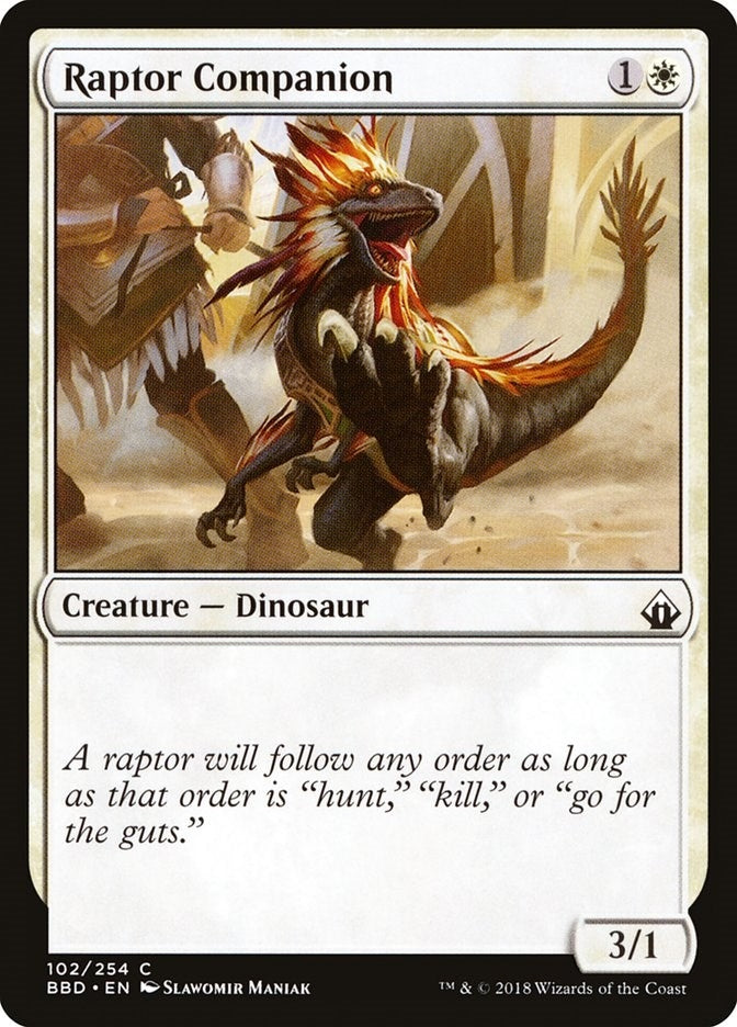 Raptor Companion (102) [BBD] - MTG Single