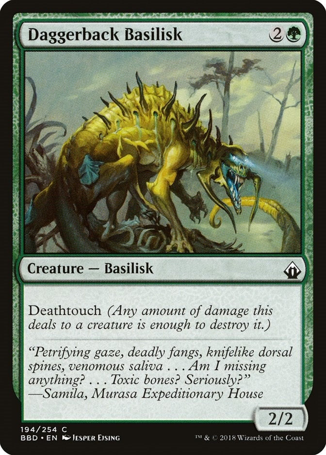 Daggerback Basilisk (194) [BBD] - MTG Single