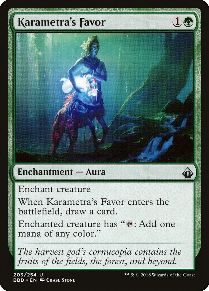 Karametra’s Favor (203) [BBD] - MTG Single