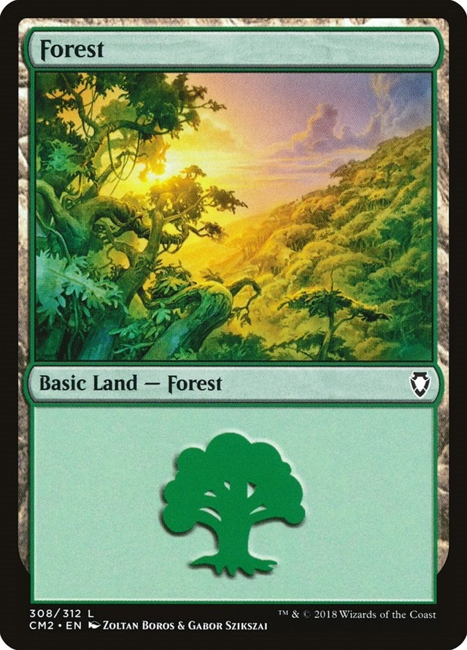 Forest (308) (308) [CM2] - MTG Single