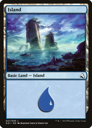 Island (21) [GS1] - MTG Single