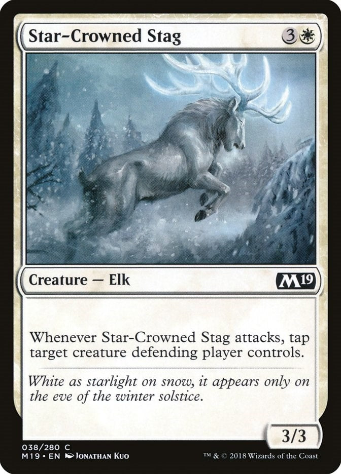 Star-Crowned Stag (38) [M19] - MTG Single