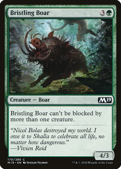 Bristling Boar (170) [M19]