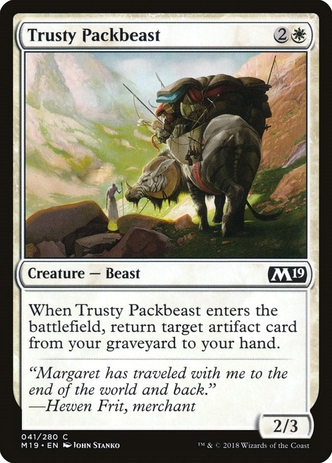 Trusty Packbeast (41) [M19] - MTG Single