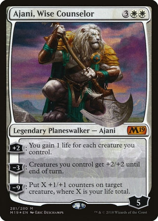Ajani Wise Counselor (281) [M19] - MTG Single