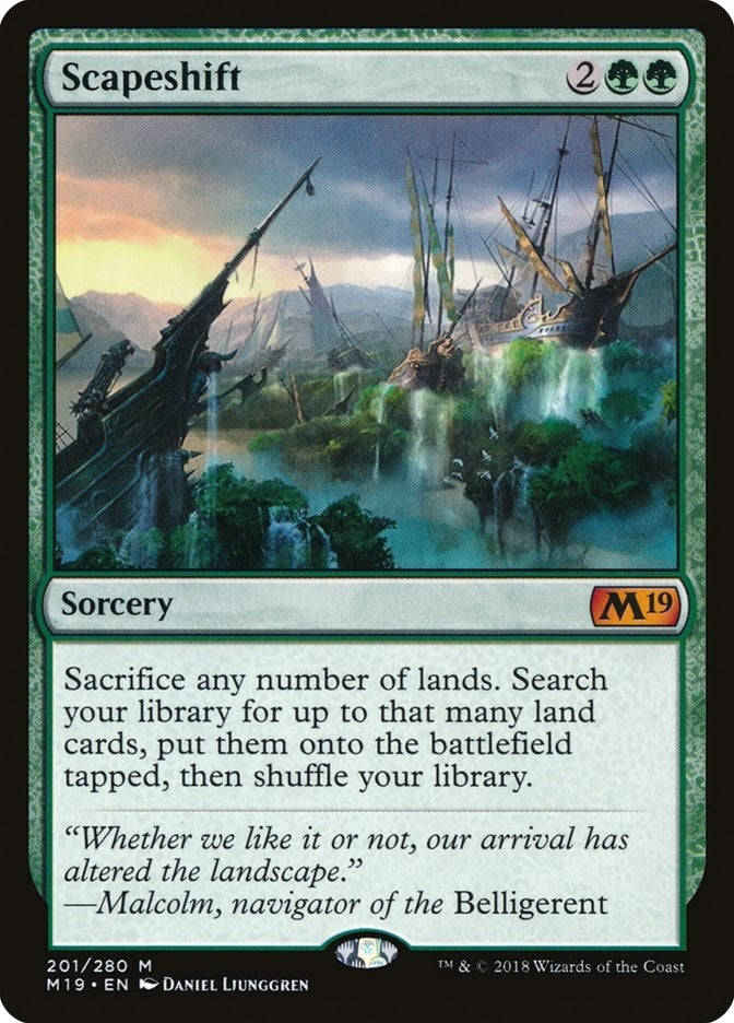 Scapeshift (201) [M19] - MTG Single