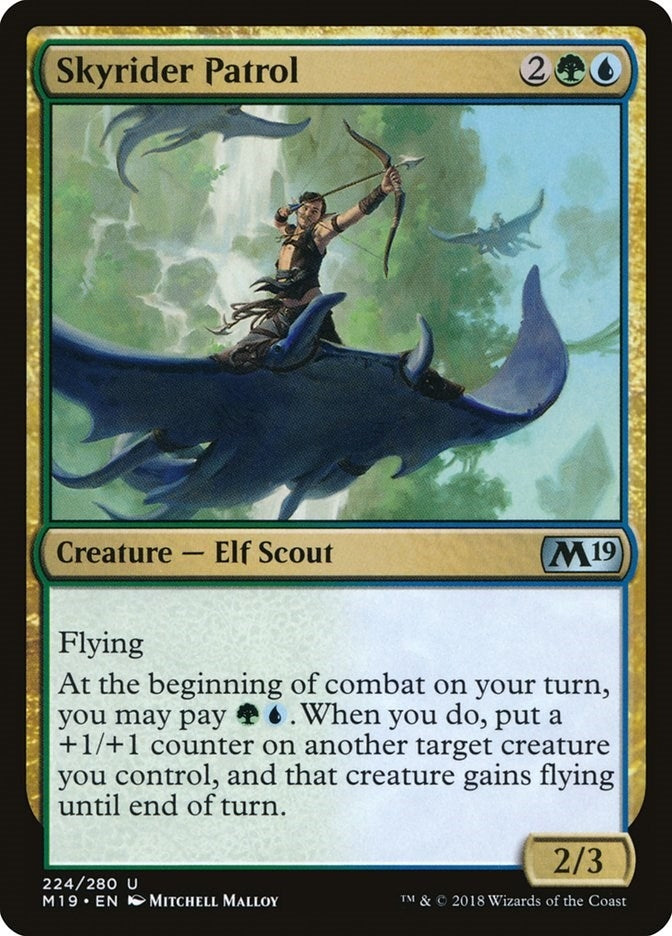 Skyrider Patrol (224) [M19] - MTG Single