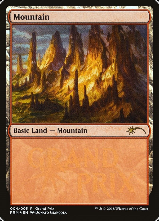 Mountain (4) [GPP] - MTG Single