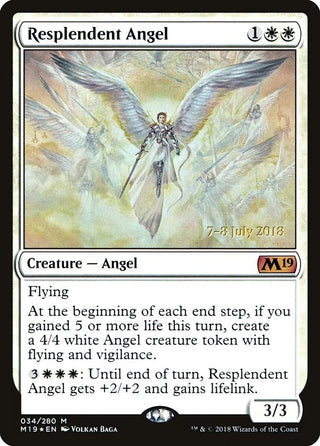Resplendent Angel (M19) (34) [PRE] - MTG Single