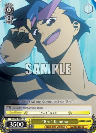 ’Bro’ Kamina (5203) [GL/S52] - Weiss Schwarz Single