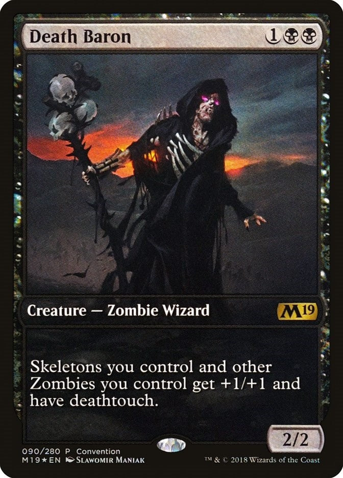 Death Baron (2018 Convention Promo) (90) [MEDIA] - MTG Single