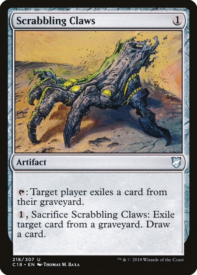 Scrabbling Claws (218) [C18] - MTG Single